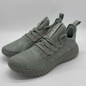 Adidas Kid’s Olive Green Knit Running Sneakers size 6.5